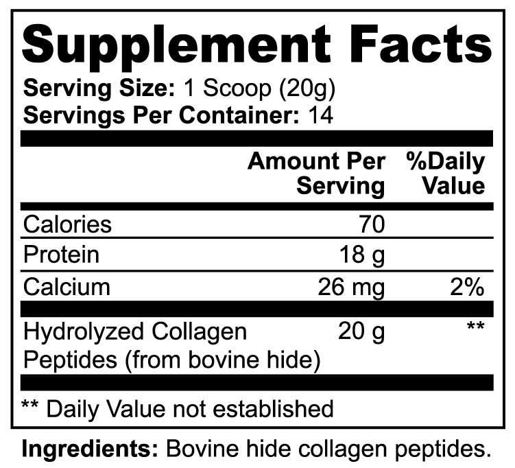Grass - Fed Hydrolyzed Collagen Peptides - Revitide