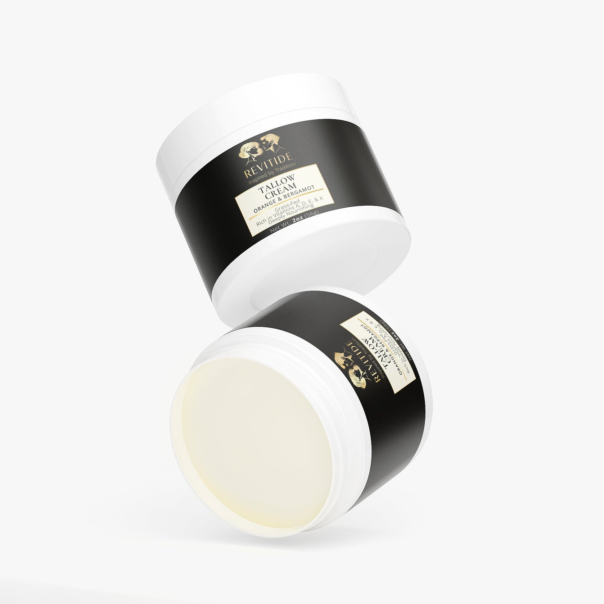 Tallow Cream Orange & Bergamot - Revitide