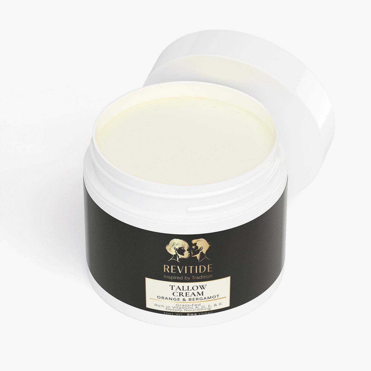 Tallow Cream Orange & Bergamot - Revitide