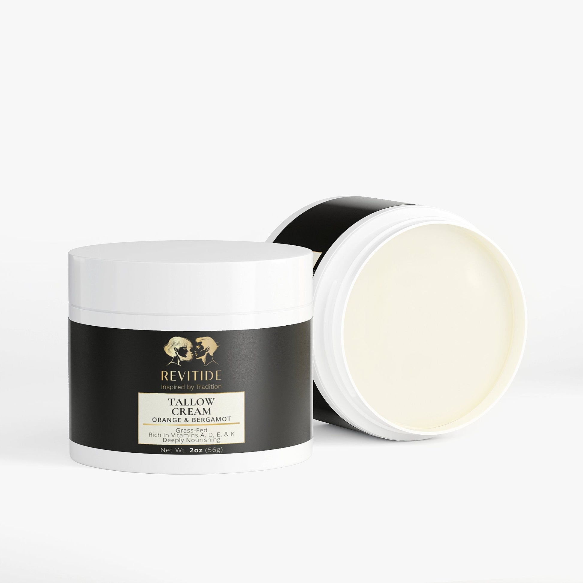 Tallow Cream Orange & Bergamot - Revitide