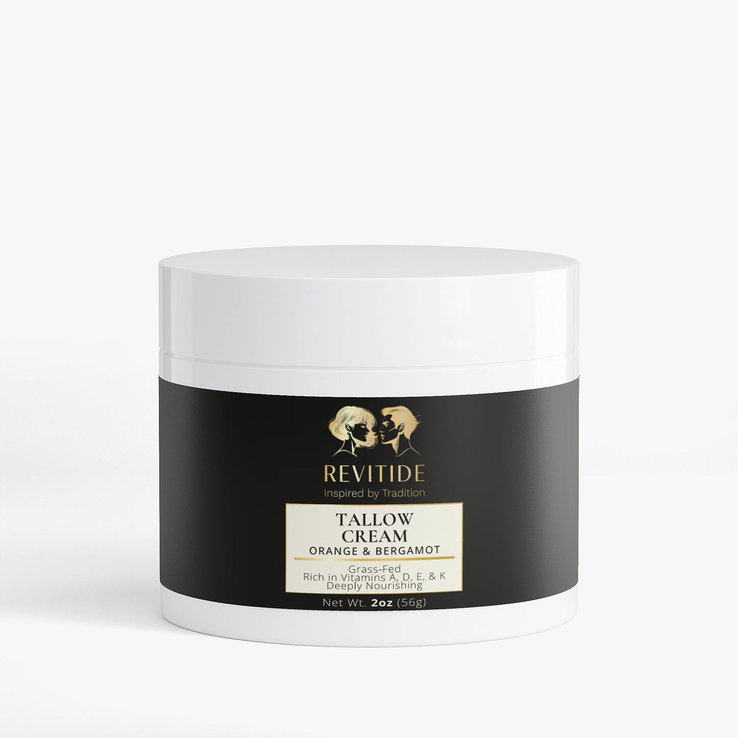 Tallow Cream Orange & Bergamot - Revitide