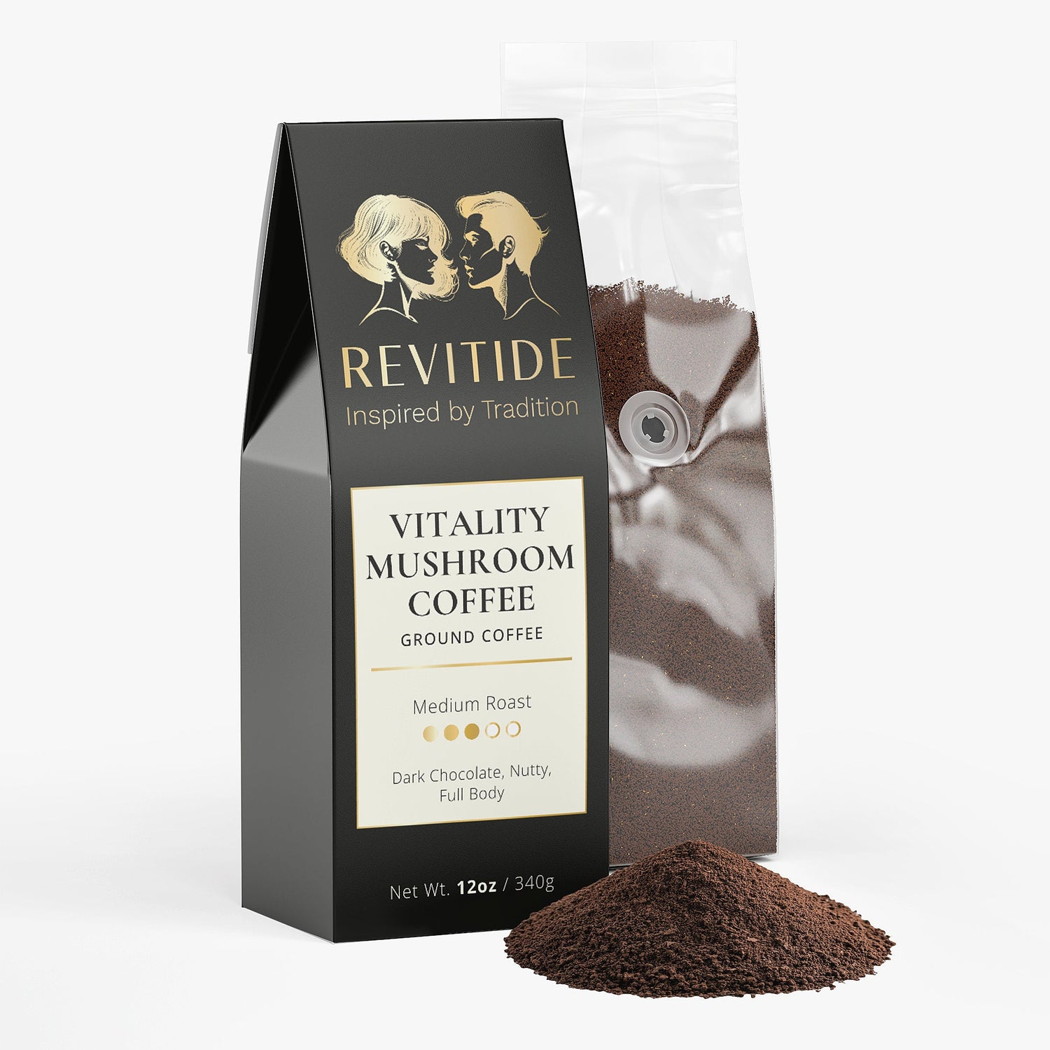 Vitality Mushroom Coffee - Revitide