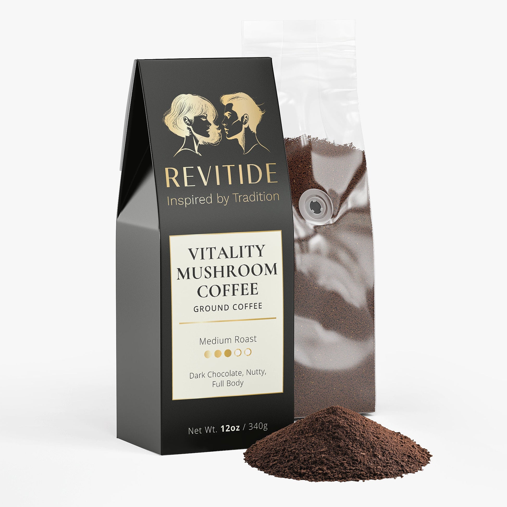 Vitality Mushroom Coffee - Revitide